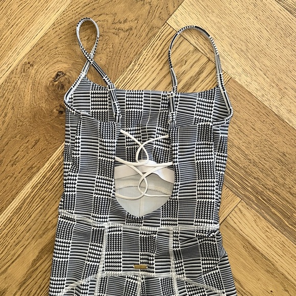 L*Space Go The Distance Houndstooth Jumpsuit Size XS - Picture 7 of 8